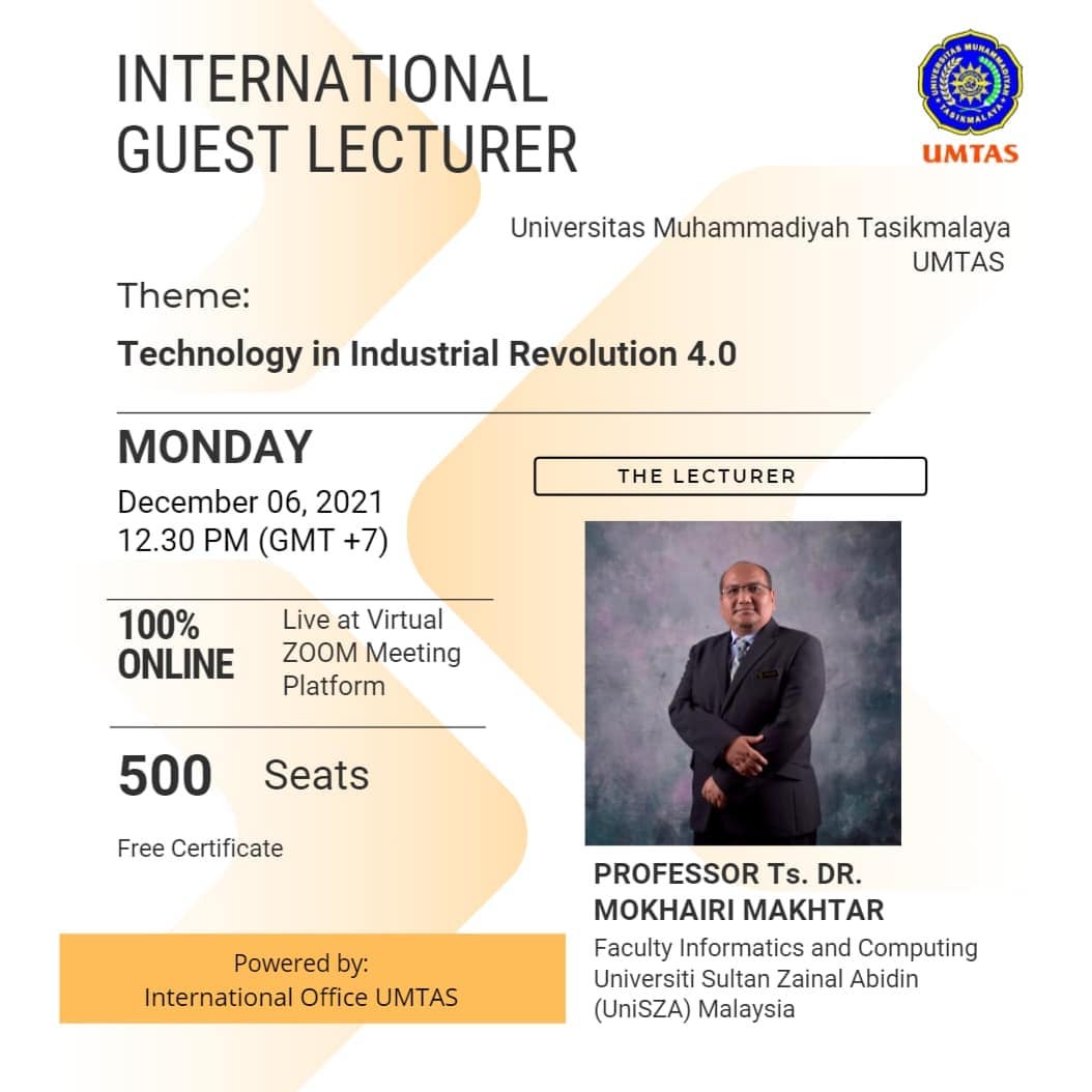 SEMINAR “TECHNOLOGY IN INDUSTRIAL REVOLUTION 4.0”